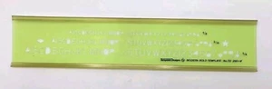 Plantilla Diseños Moderno Piquetet Audaz Lettering Guide No.TD 260-V, Verde - Imagen 1 de 3