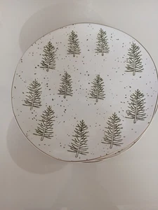 4er Set Potters Studio 10" Essteller, Pine Tree Design - Bild 1 von 8