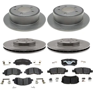 KIT-210513-1542 Raybestos Brake Disc and Pad Kits 4-Wheel Set Front & Rear - Picture 1 of 11