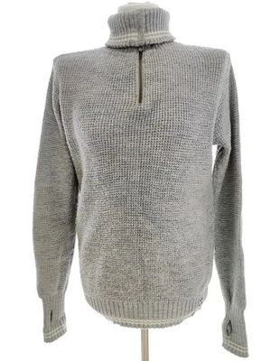 ⭐ DEVOLD NORWAY Herrenpullover für Herren Grau M Langer Ärmel Wolle ⭐ - Bild 1 von 4