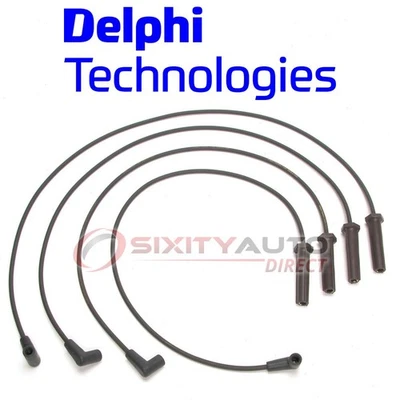 Delphi Spark Plug Wire Set for 1998-2003 GMC Sonoma 2.2L L4 Ignition Plugs bo Foto 1 de 4