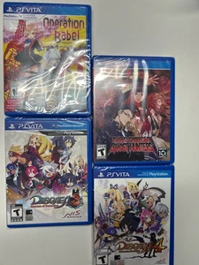 4 Random Disgaea 3+4 PlayStation PS Vita Games Lot New SEALED - Picture 1 of 2