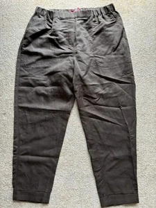 MARINA RINALDI Marina Sport Olive Green Cropped Pants Size US12 AUS16 NWT - Picture 1 of 6