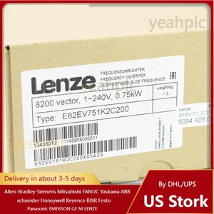NUOVO Inverter Lenze 8200 Vector 0,75kW E82EV751K2C200 STOCK USA - Foto 1 di 3