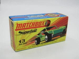 Matchbox Superfast No 13 Baja Buggy Original Empty Box Near Mint - Picture 1 of 4
