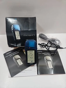 GARMIN eTrex Legend H Blue Handheld LCD Display-Waterproof Hiking GPS Navigator - Picture 1 of 4