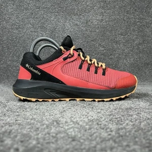 Columbia Trailstorm Waterproof Women’s Size 7.5 Red Trail Hiking Shoes Used - Picture 1 of 12