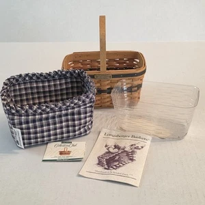 Longaberger Market Basket JW Collection Miniatur 1996 Edition komplett - Bild 1 von 14