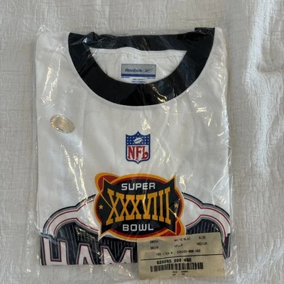 NOVA Camiseta Vintage NFL NEW ENGLAND PATRIOTS SUPER BOWL XXXVIII CHAMPIONS Média - Imagem 1 de 4