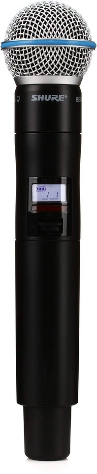 Shure QLXD2/B58 Wireless Handheld Transmitter - G50: 470 - 534 MHz - Image 1 of 1