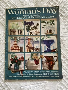 Woman's Day Magazine - August 1961 Dictionary of American Glass FREE SHIPPING - Picture 1 of 6