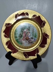 MID CENTURY ROYAL CHINA GOLD COLLECTIBLE / DINNER PLATE 11" - Picture 1 of 6