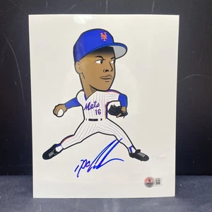 Doc Gooden Autographed Signed 8x10 Photo New York Mets Pitching Beckett BAS - Picture 1 of 3