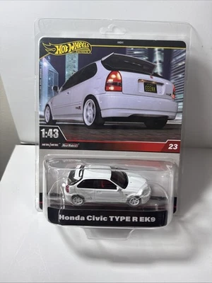Hot Wheels Premium 2025 White Honda Civic TYPE R EK9 #23 1:43 Scale - Image 1 of 3