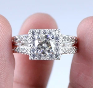 Zertifizierter champagnerfarbener Diamant Solitär 1,05 ct Rundschliff Herren Jubiläumsring - Bild 1 von 6