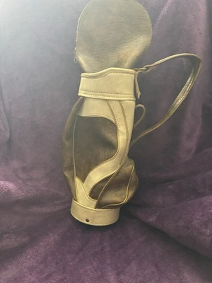 Mini bolsa de golf vintage para almacenamiento de pelotas y camisetas Foto 1 de 4