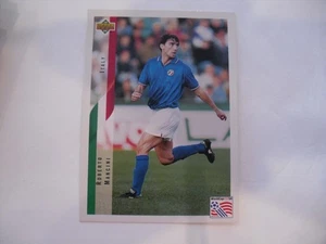Roberto Mancini 1994 Upper Deck World Cup USA Soccer Card # 152 Italy - Bild 1 von 2