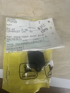 John Deere M92426 Padded Ignition Key - Picture 1 of 2