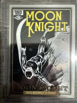 2024 Marvel Masterpieces '92 Platinum Fantastic Covers Moon Knight FC-5 - Image 1 of 2
