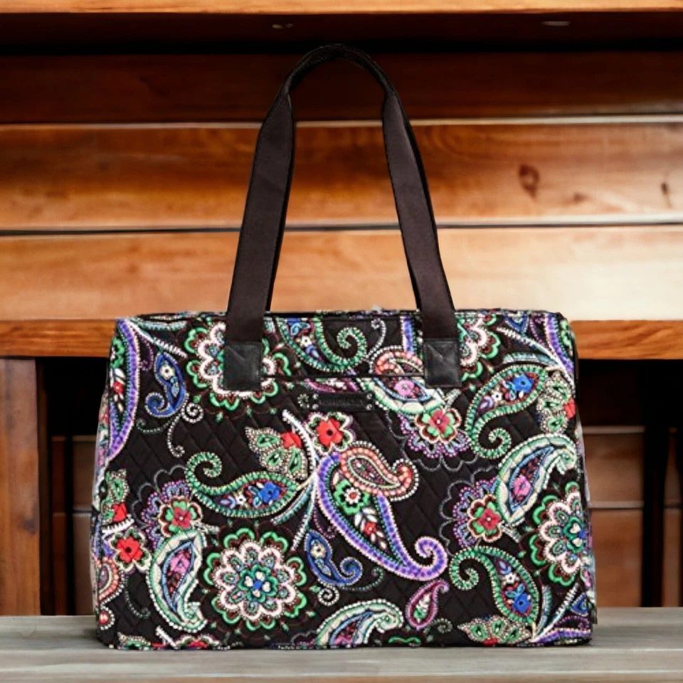 Vera Bradley Keep Charged Triple Compartment Travel Bag in Kiev Paisley