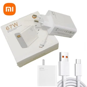 Adaptateur chargeur mural rapide Xiaomi 67W câble USB-C Mi 11Pro 11/12sUltra 12 12s 13 - Photo 1 sur 13