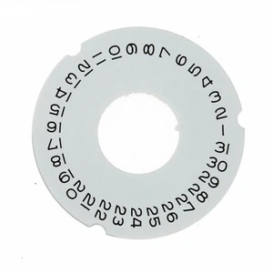 Calendar Date Disc fits ROLEX OYSTER QUARTZ Day Date 5055 19018 19019 White - Picture 1 of 1