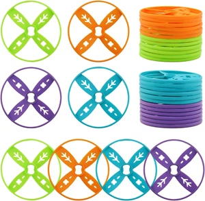 24-Pack Flying Discs for Kids Ages 4-8 - Assorted Colors - Picture 1 of 12