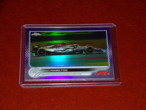 Rifrattori Topps Chrome Formula 1 Viola 2022 361/399 Lewis Hamilton - Foto 1 di 2