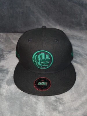 Chapéu MARVEL HULK AVENGERS PRETO VERDE AJUSTADO TAMANHO 7 1/8 MASCULINO NOVO SEM PIN - Imagem 1 de 4