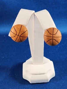 Orecchini basket effetto pelle traforati dimensionali - Foto 1 di 4
