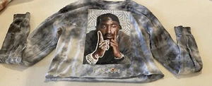 Chemie Tupac Poetic Justice grau kurz geschnittenes T-Shirt Größe Small - Bild 1 von 6