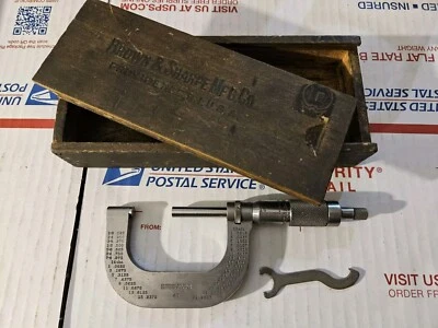 Brown & Sharpe No. 48 1-2" Micrometer Machinist Tool Vintage Made In USA - Image 1 of 4
