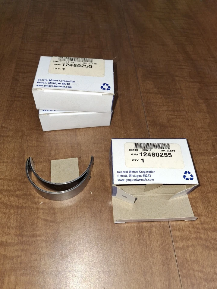General Motors стержневой подшипник # 12480255 лот из 3 - Изображение 1 из 1