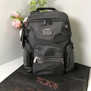 TUMI ALPHA BRAVO "Search" Backpack Black Popular Model Business Stylish - Picture 1 of 15