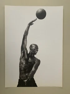 JOHN HUET, STREET BASKETBALL,SOUL OF THE GAME, 1998’ ,RARE 1998 ART PRINT - Picture 1 of 6