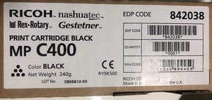 Authentique Toner Ricoh Mp C400 Black - Neuf - EDP Code 842038 Black - Bild 1 von 1