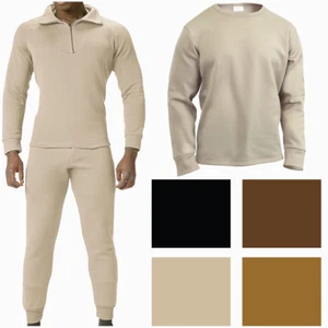 Rothco ECWCS Military Fleece Thermals Winter Underwear Long Johns Base Layer - Picture 1 of 8