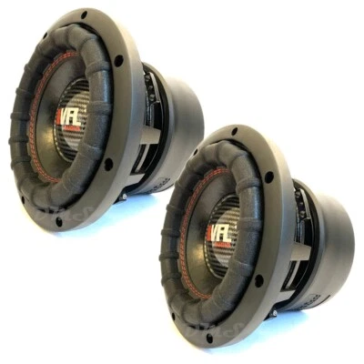 (2) VFL Audio VFL-8D2 | 8 Inch 1200W Max DVC 2 Ohm Car Audio Subwoofers 8in. - Image 1 of 4