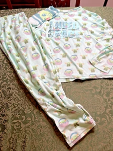 NWT M L XL 3X 2X winter child yoda star wars pajamas socks gift set reg or plus - Picture 1 of 10