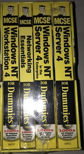 MCSE Core Four For Dummies Microsoft Certified. Brand New 4 Book Set, Unopened - Picture 1 of 8