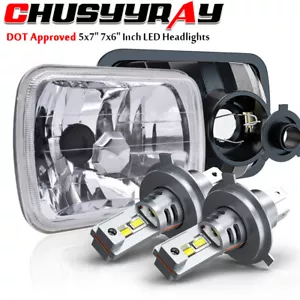 7x6" 5x7"inch Led Headlight High/Low Beam for ford F150 F650 F750 E150 E250 E350 - Bild 1 von 18