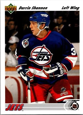 1991-92 Upper Deck Hockey - #581 Darrin Shannon - Image 1 of 2