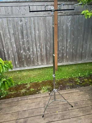 Vintage Danmar Triangle Tree (4 Triangle Rack) with Ludwig Atlas Stand - Image 1 of 4