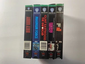 All Five Dirty Harry Movies VHS Clint Eastwood Free Shipping - Picture 1 of 11