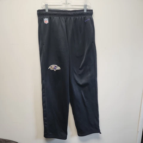 Baltimore Ravens NFL Locker Room Team Issued Training Sweat Pants - Size L Cover