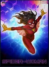 Spider-Woman Vitality Neon Motion Epic (cc130) Topps Marvel Collect Digital card