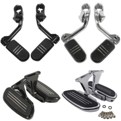 Tablero de piso de pasajero 1-1/4"" estribo de carretera apto para Harley Road Glide 1993-2022 Foto 1 de 4