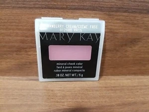 New Mary Kay Mineral Cheek Color Blush - Strawberry Cream #012980 NOS - Picture 1 of 3