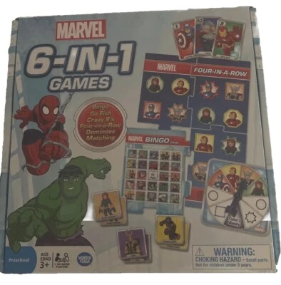Marvel Wonder Forge 6 In 1 Games EUC - Image 1 of 2