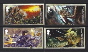 GRAN BRITAIN 2023 WARHAMMER JUEGO 4 HOJAS EX MINIATURA FINA USADAS - Imagen 1 de 1